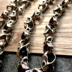 Skull biker trucker hook wallet Chain for chain wallet biker wallet trucker wallet