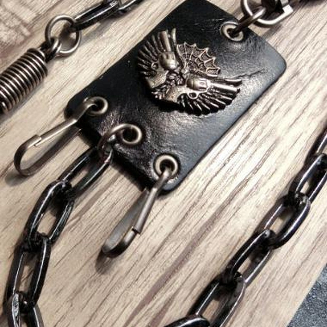 silver biker trucker punk key hook wallet Chain for chain wallet biker wallet trucker wallet