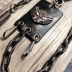 silver biker trucker punk key hook wallet Chain for chain wallet biker wallet trucker wallet