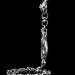 Brass biker trucker Skull punk Chain for chain wallet biker wallet trucker wallet