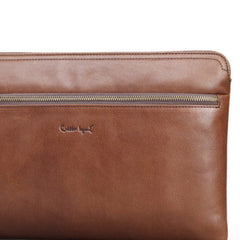 Leather large clutch leather men Wristlet Wallet zipper clutch wallet for men