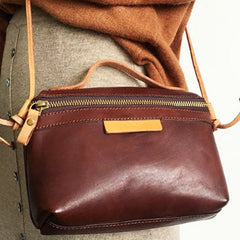 Genuine Leather Cute Handbag Crossbody Bag Shoulder Bag Women Leather Purse