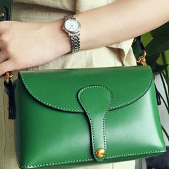 Genuine Leather Cute Small Crossbody Bag Shoulder Bag Women Girl Fashion Leather Purse