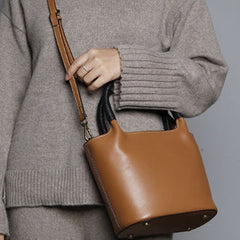 Genuine Leather Cute Handbag Crossbody Bag Shoulder Bag Women Leather Purse