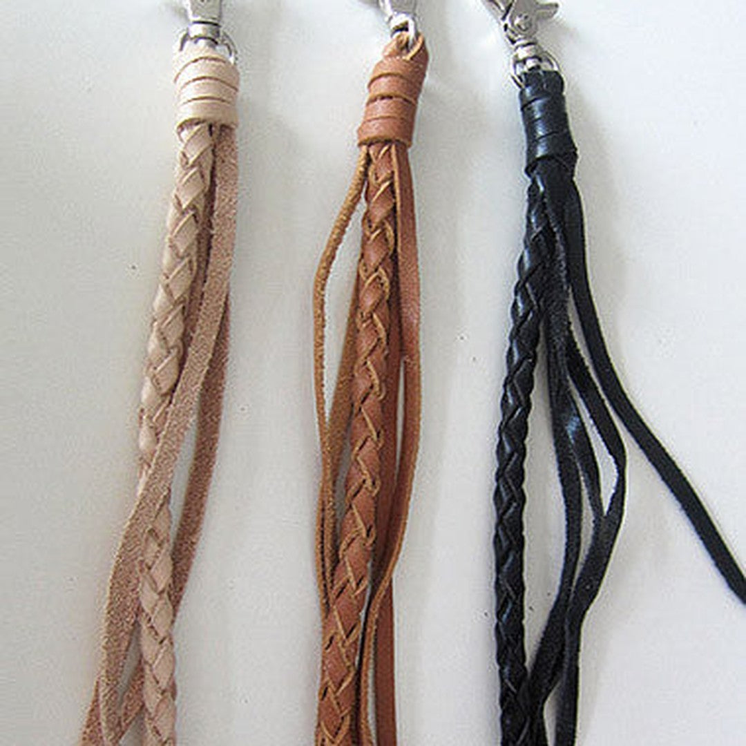 Handmade leather braided wallet Chain for chain wallet biker wallet trucker wallet