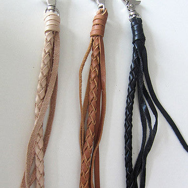 Handmade leather braided wallet Chain for chain wallet biker wallet trucker wallet