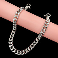 Cool Silver Biker Wallet Chain Vintage Silver Trousers Chain Wallet Chain For Men