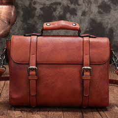Genuine Leather Messenger Bag Mens Chest Bag Bike Bag Cycling Bag Cool iPad Bag for men