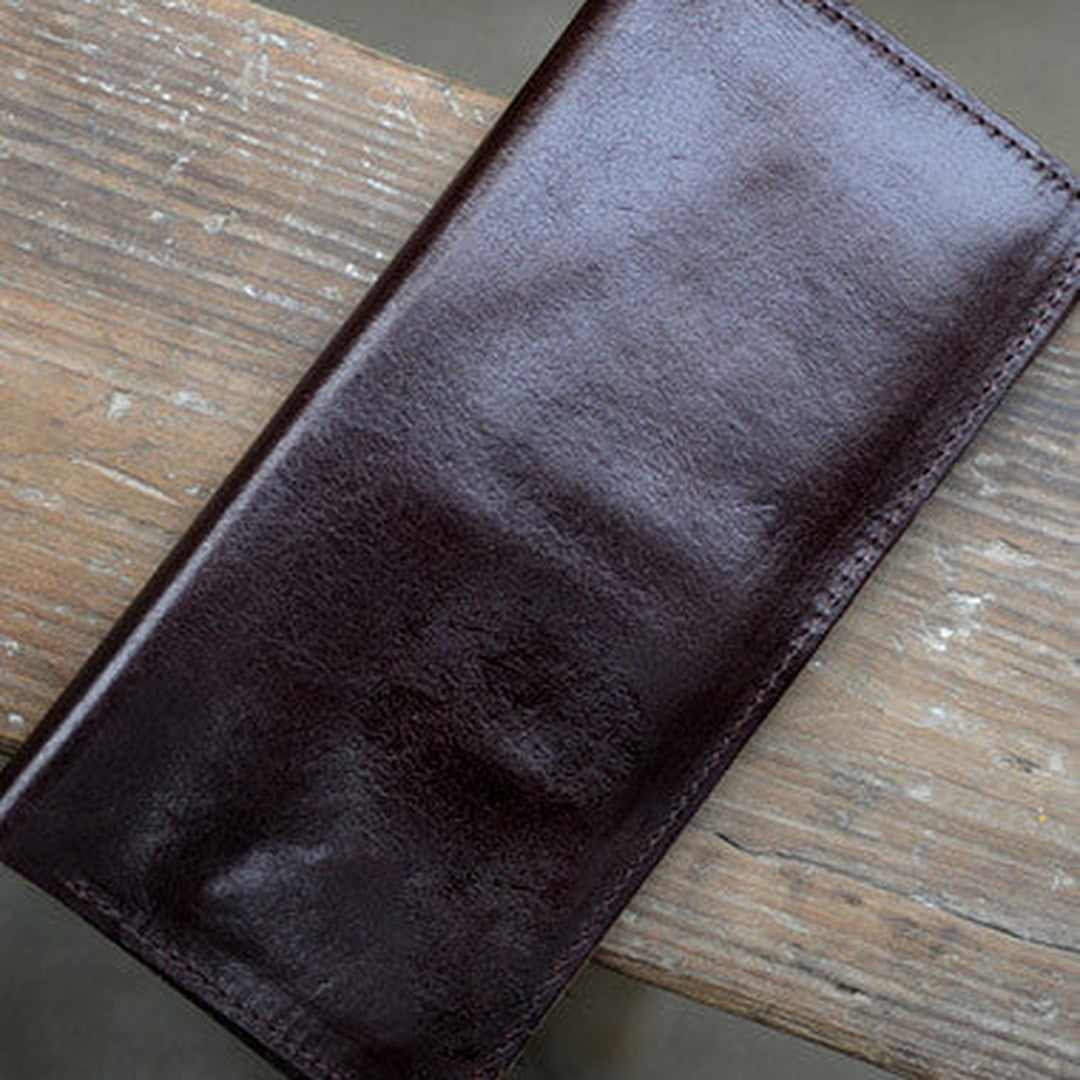 Leather Men long wallet Vintage bifold coffee Long wallet clutch purse For Men