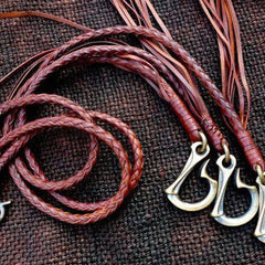 Leather trucker wallet biker wallet Chain for chain wallet biker wallet with dragon hook