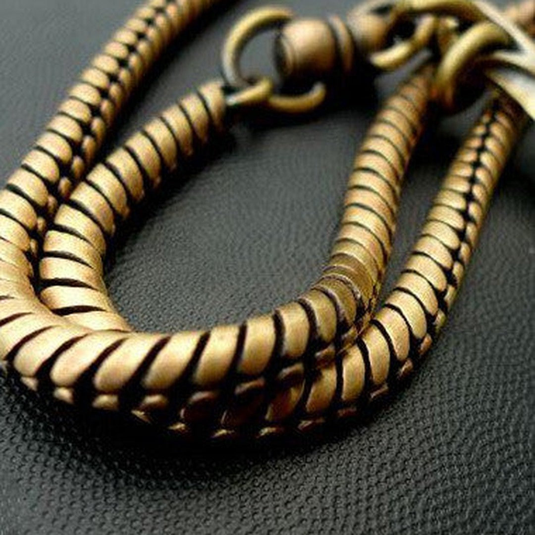 Brass biker trucker dragon hook wallet Chains for chain wallets biker wallet trucker wallet