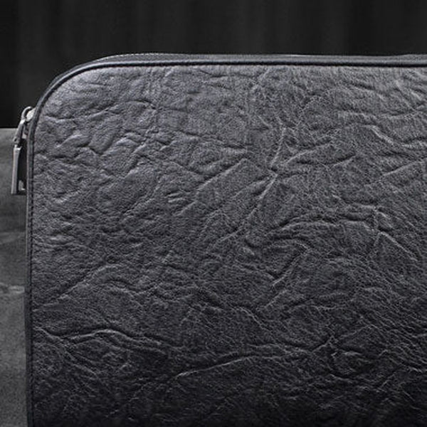 Handmade Genuine Leather Large Clutch Leather Men Phone Pad Zip Clutch Vintage Wallet For Men