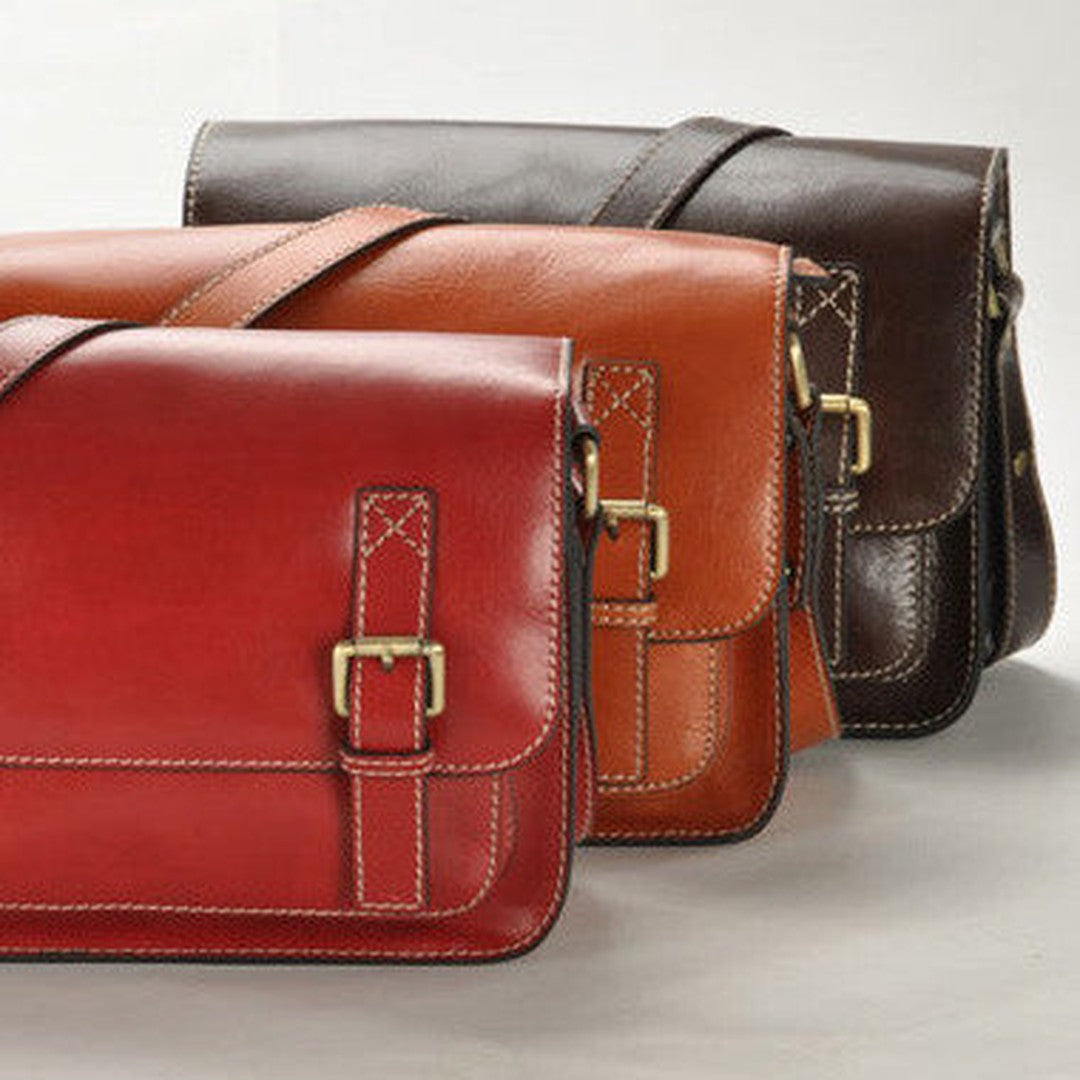 Handmade vintage leather Satchel Bags crossbody bag Shoulder Bag for girl women