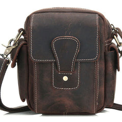 Cool Mens Leather Chest Bags Sling Bag Sling pack Shoulder Sling bags For Men