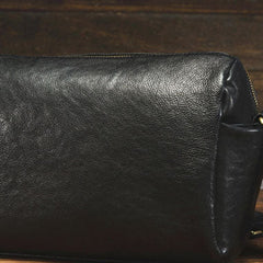 Genuine Leather Messenger Bag Chest Bag Sling Bag Crossbody Bag Travel Bag Hiking Bag For Mens
