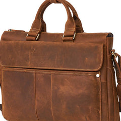 LEATHER MENS BRIEFCASE Vintage WORK BAG BUSINESS BAG FOR MEN