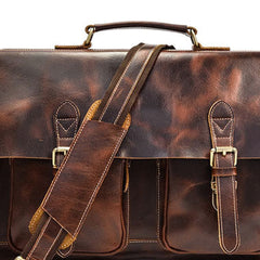 Genuine Leather Messenger Bag Cool Chest Bag Sling Bag Crossbody Bag Travel Bag Hiking Bag for men