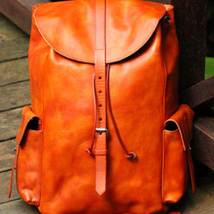 Cool Leather Mens Backpack Vintage Travel Backpack School Backpack for men