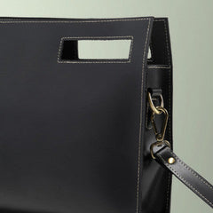 Genuine leather men clutch bag messenger large vintage shoulder bag vintage bag