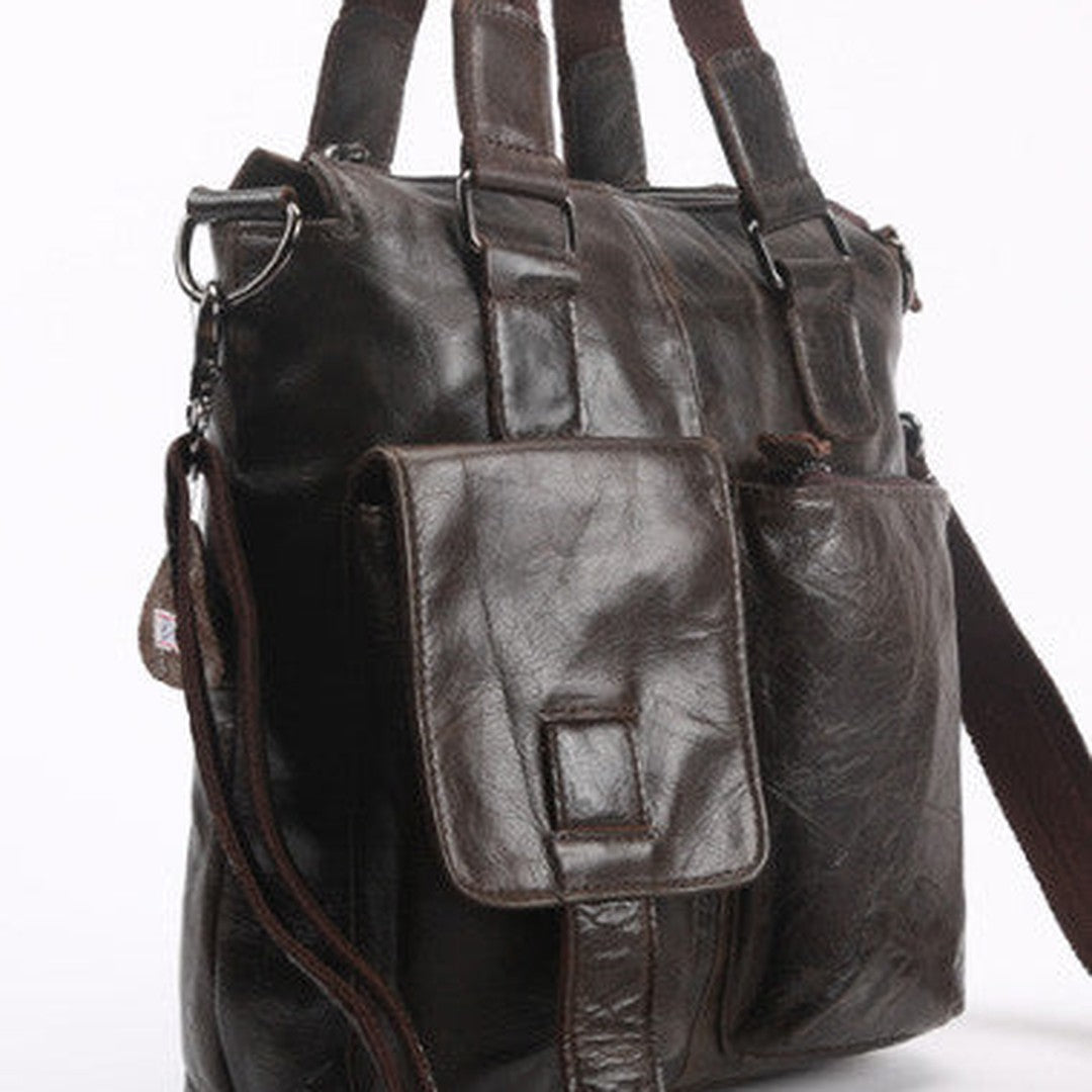 Handmade leather men satchel bag messenger large vintage shoulder laptop bag vintage bag