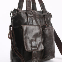 Handmade leather men satchel bag messenger large vintage shoulder laptop bag vintage bag