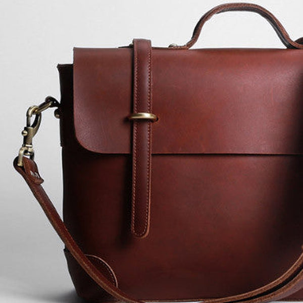 Cool leather mens Briefcase work Briefcase laptop Briefcase Shoulder bag for Men