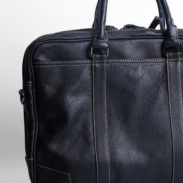 Handmade leather men Briefcase messenger large vintage shoulder laptop bag vintage bag