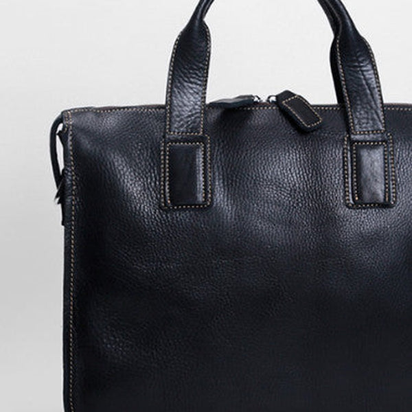Cool leather mens Briefcase laptop Briefcase Work Briefcases shoulder bag for Men