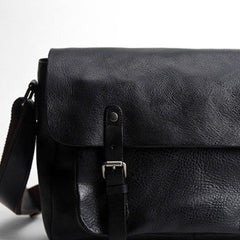 Handmade Cool leather men messenger bag shoulder laptop bag for men