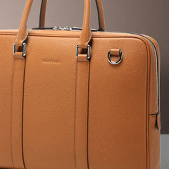 Leather Mens Briefcase Handbag Shoulder Bag laptop Bag Business Bag