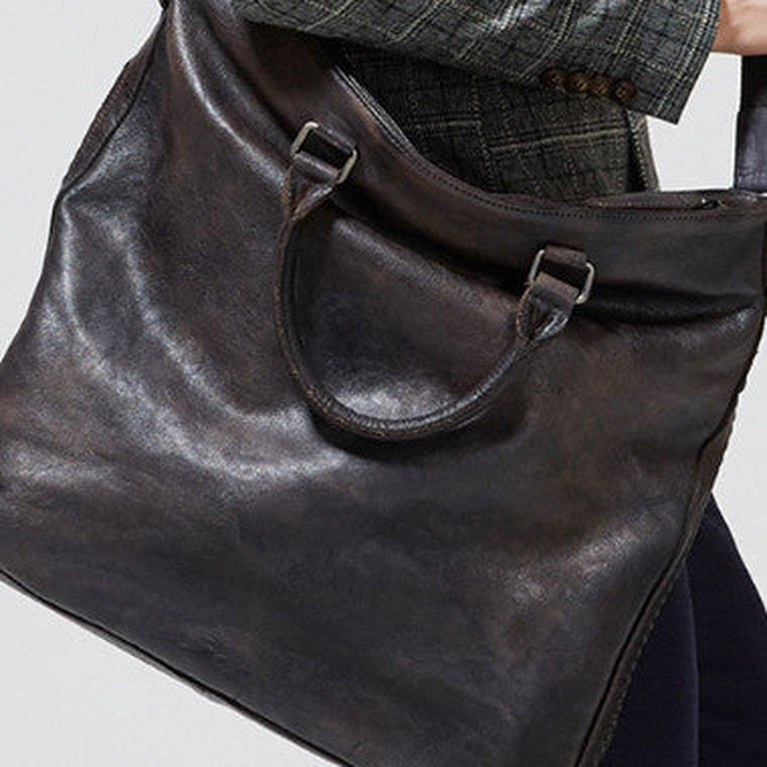 Cool leather men messenger bag fashion  shoulder laptop bag work bag