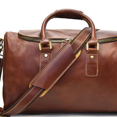 Handmade Genuine Leather MenS Travel Duffle Bag Laptop Weekender Bag Overnight Bag Vintage Shoulder Vintage Bag