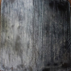 Handcraft vintage distress raining leather hand dyed long wallet for men/women