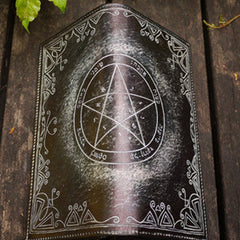 Handcraft vintage distress magic leather hand dyed long wallet for men/women