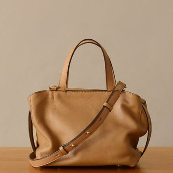 Handmade Genuine Leather Handbag Crossbody Bag Shoulder Bag Purse For Women