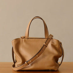 Handmade Genuine Leather Handbag Crossbody Bag Shoulder Bag Purse For Women