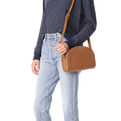 Genuine Leather Half Moon Bag Purse Crossbody Bag Shoulder Bag Purse For Women