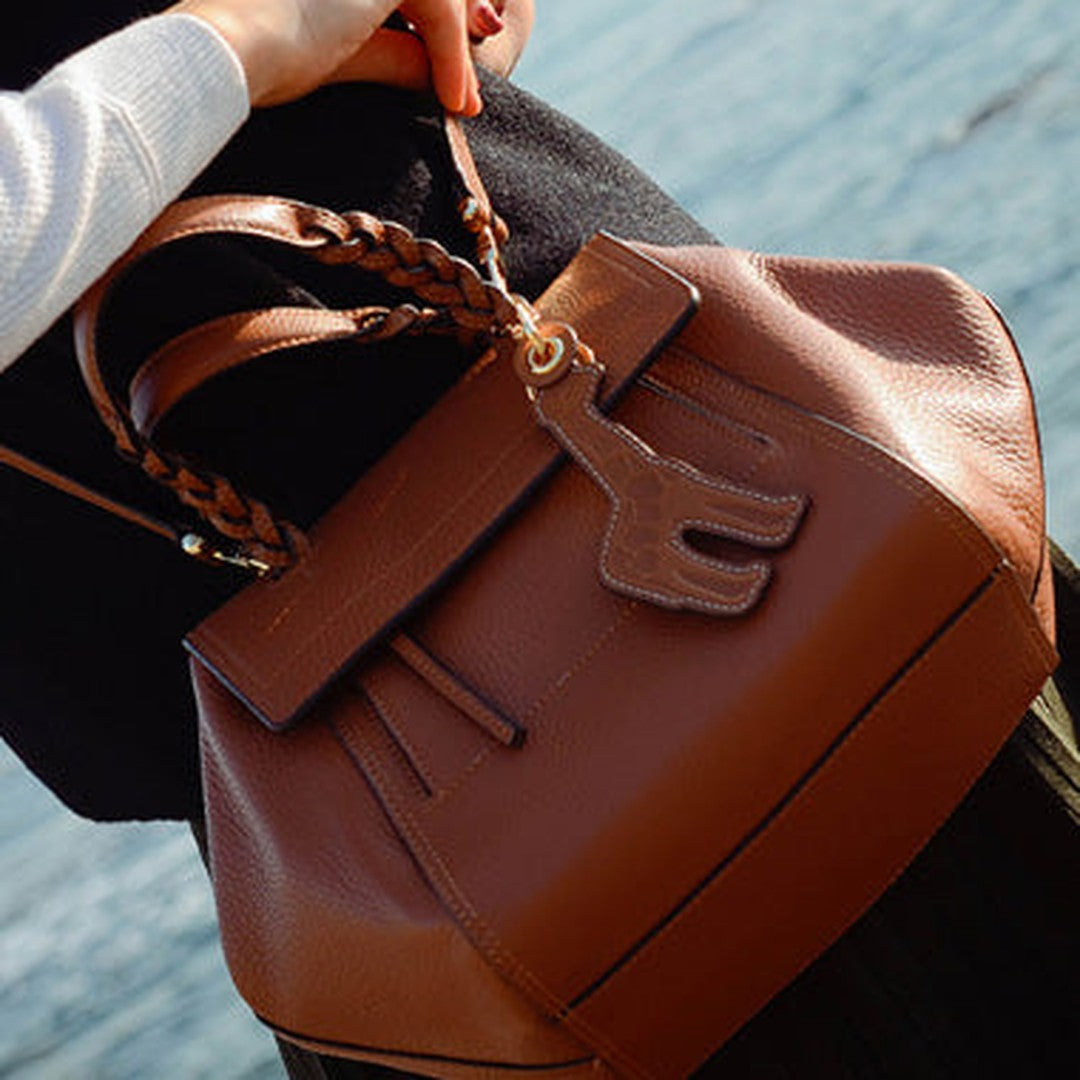Handmade Genuine Leather Handbag Crossbody Bag Shoulder Bag Purse For Women