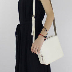 Leather womens Cube bag shoulder bag purse for women leather crossbody bag