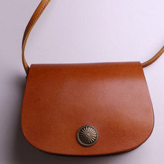Handmade Leather Womens Saddle bag Shoulder bag leather crossbody bags for women
