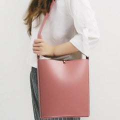 Genuine Leather Bucket Bag Purse Bag Shoulder Bag for Women Leather Crossbody Bag