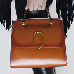 Genuine Leather handbag purse shoulder bag black for women leather crossbody bag