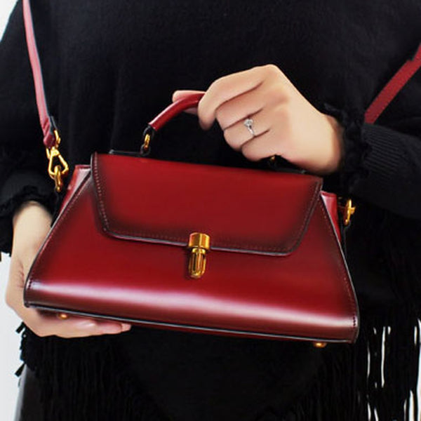 Genuine Leather handbag purse shoulder bag for women leather crossbody bag
