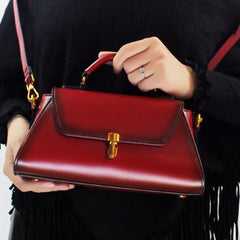 Genuine Leather handbag purse shoulder bag for women leather crossbody bag
