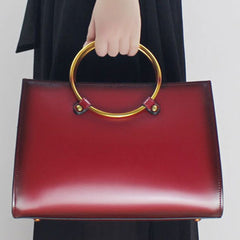 Genuine Leather handbag  purse shoulder bag black for women leather crossbody bag