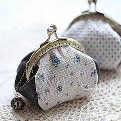 Handmade cute womens leather small change coin wallet pouch purse for women