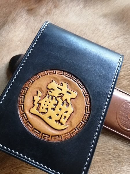 Characters Mens Wallet with ID Window Tooled Leather Wallet Card Wallet with ID WDPJ02801009