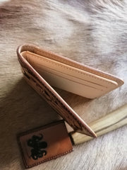Floral ID Holder Wallet Mens Wallet with ID Window?