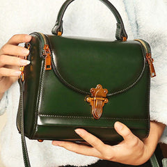 Genuine Leather handbag Womens Fashion shoulder bag for women leather Side bag