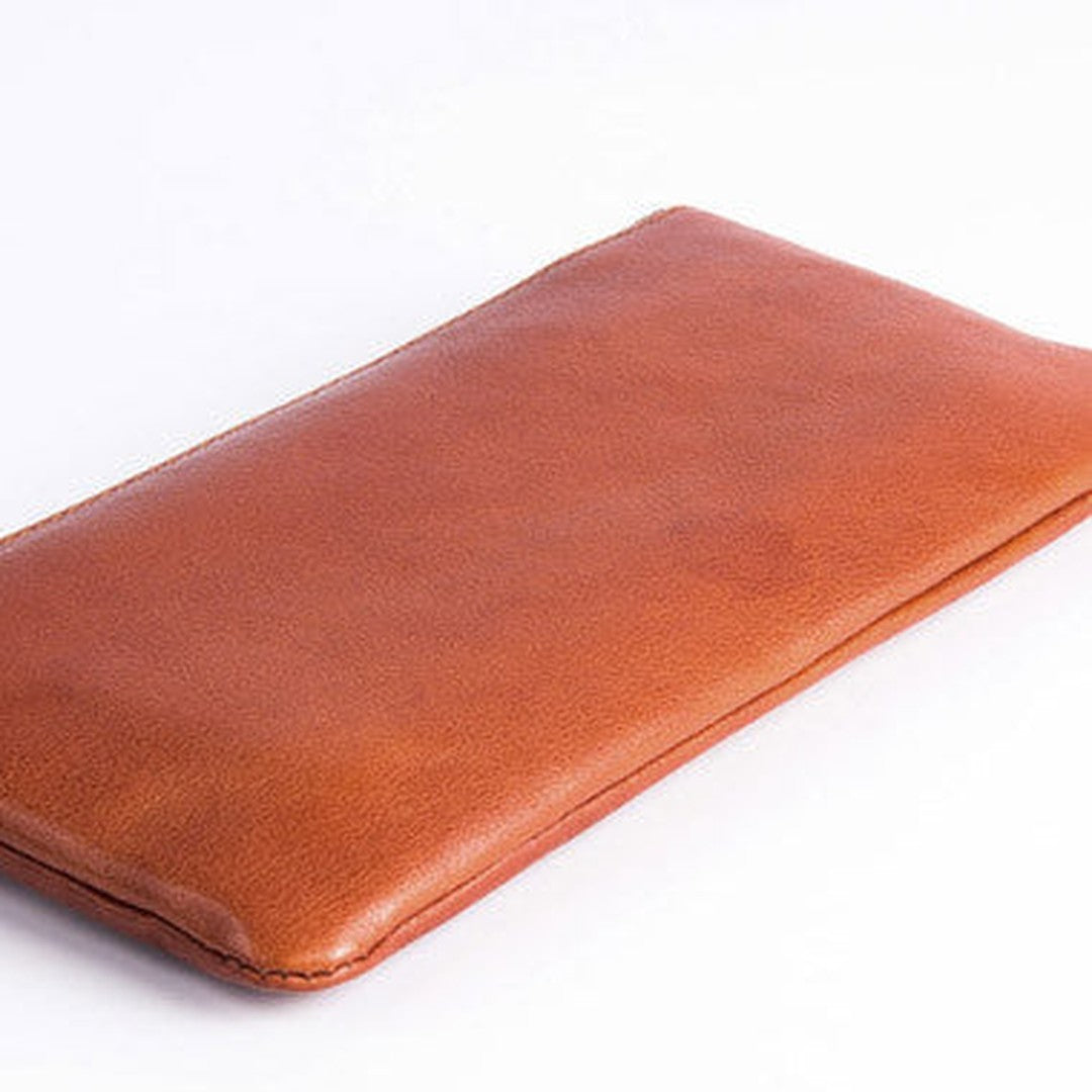 Cool slim leather mens zipper long wallet slim zipper clutch wallet for men
